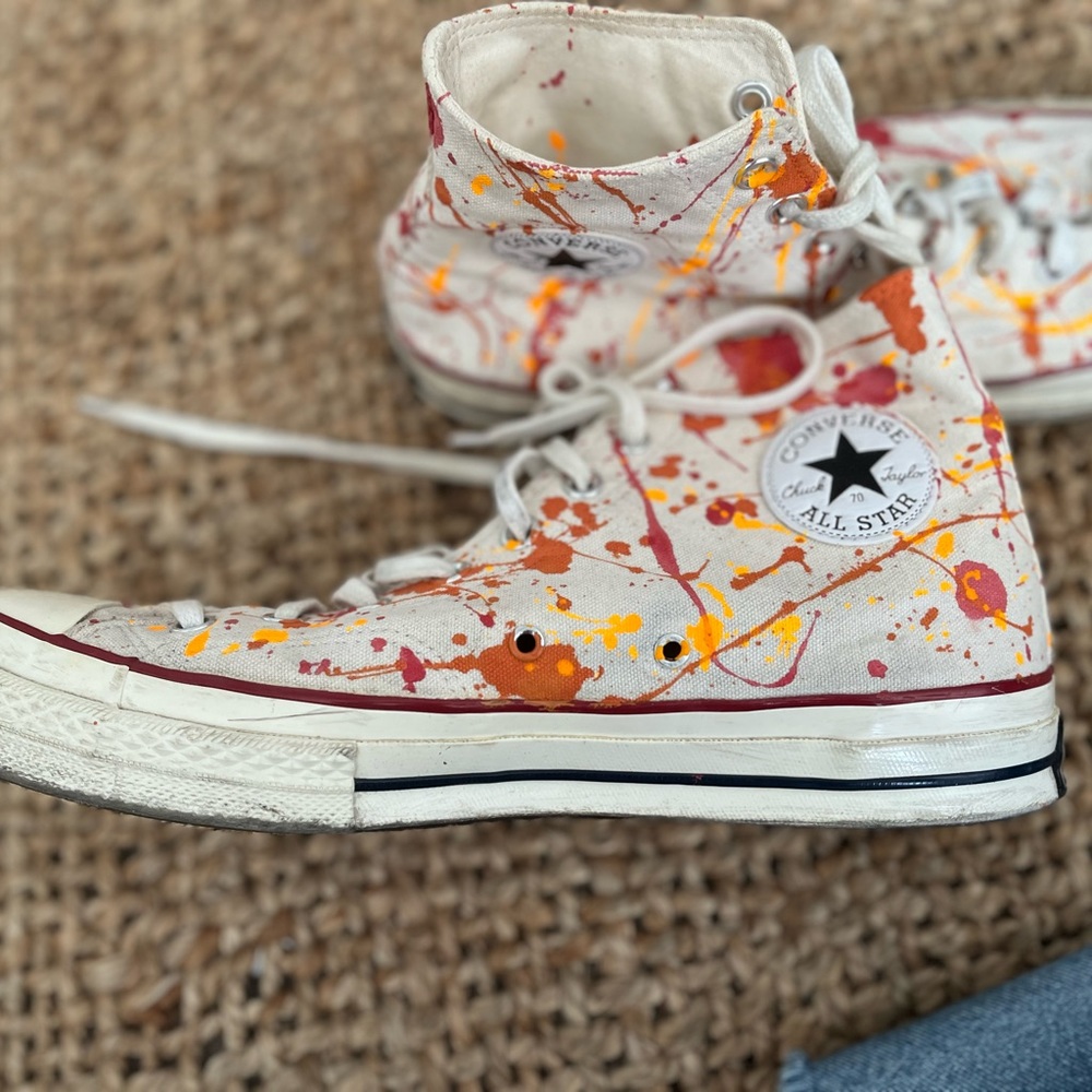 Hand painted converse